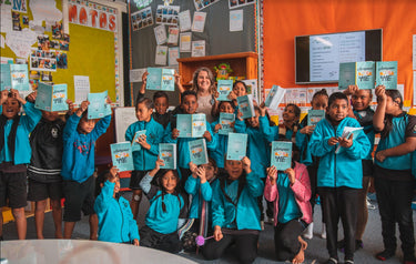 Kids in school with resilience journal