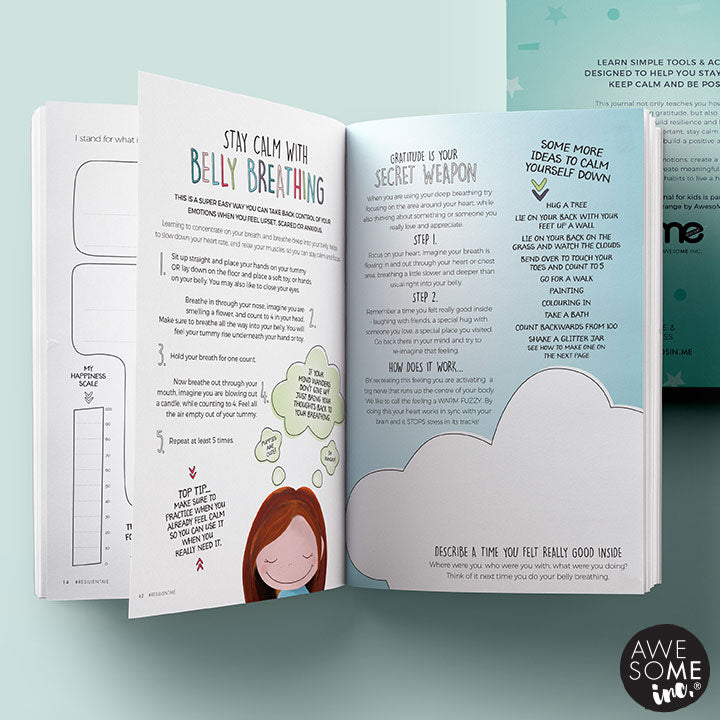 Gratitude journal for kids mindset, mental health and resilience 