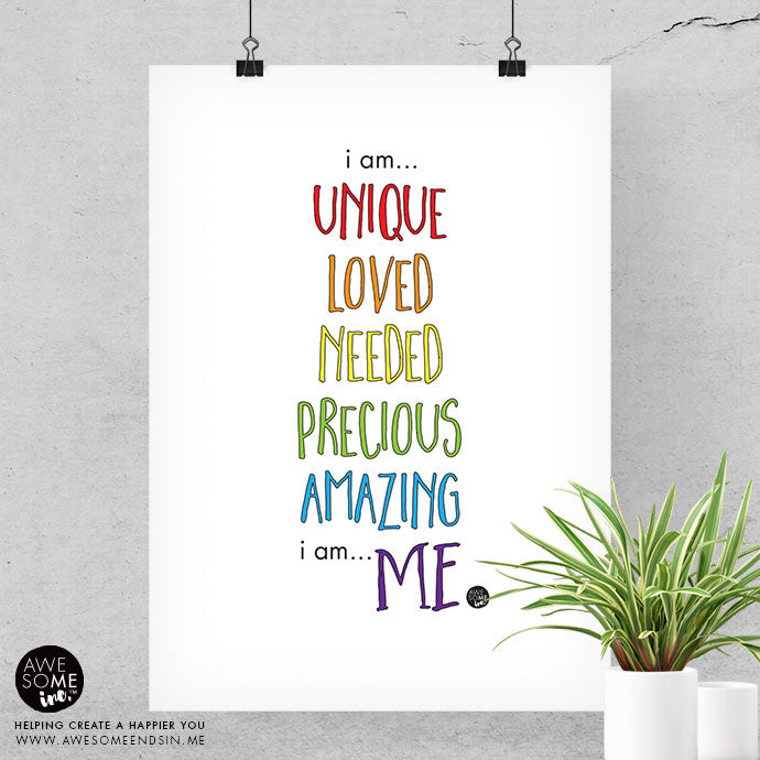I am print Rainbow 
